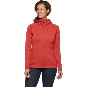 Black Diamond Factor Hoody Lady red
