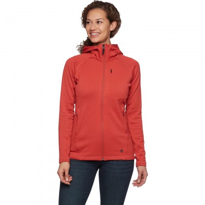 Black Diamond Factor Hoody Lady red
